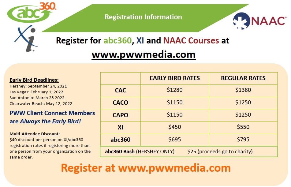 abc360 Conference Brochure 2018/2019 Series PWW Media Inc.